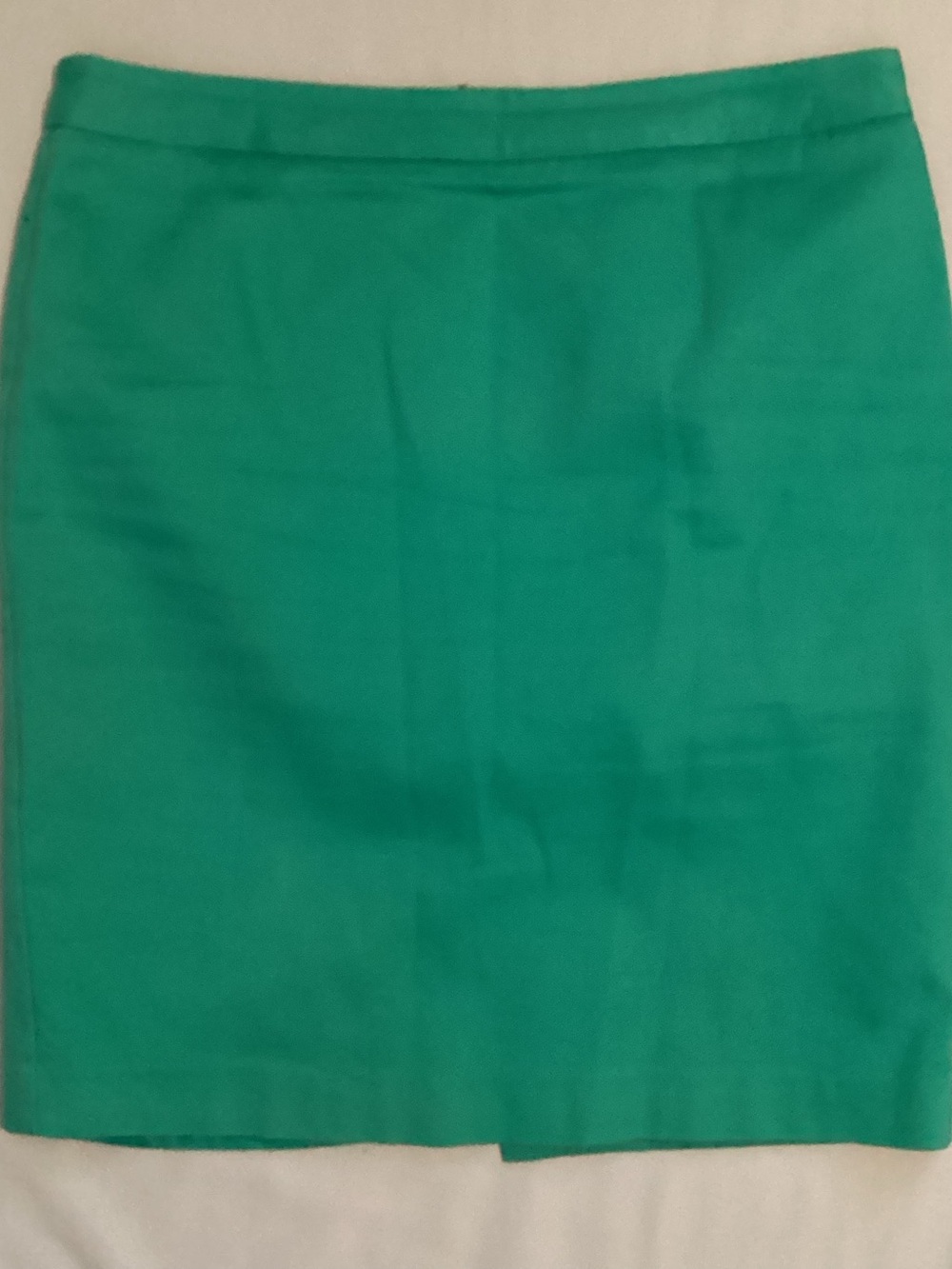 Liz Claiborne Turquoise Teal Pique Back Zip Ladies Skirt Size 10